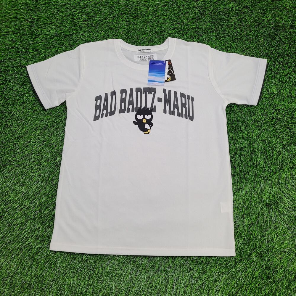 Sanrio Badtz-Maru Shirt Womens M/L 20x25 White Japanese Penguin